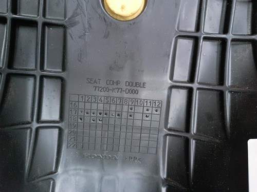 Sella sedile da rifoderare Honda Sh 125 150 2019 77200-K77-D000 - Foto 5 di 7