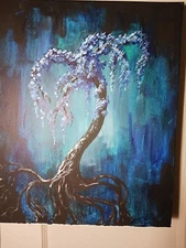 original fantasy painting on canvas
