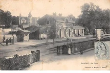 93 .n°106766 . gargan .la gare .vue generale .