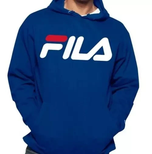 Felpa uomo FILA Kangaroo Hoodie esclusiva Fila anni 90 logo inchiostro a sbuffo