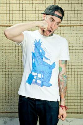 ZOO YORK T-Shirt Tee Maglia HIP HOP Vans Dead KARL KANI Statue Skull Punk Rock M