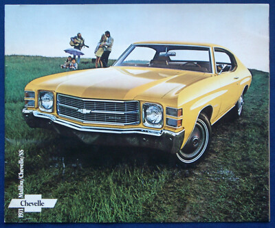 Prospekt brochure 1971 Chevrolet Chevelle /  Malibu / SS   (USA)