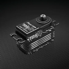 POWER HD TDS-2 Coreless Motor 347.2 oz / 0.09 Titanium & Steel Gear Black Servo