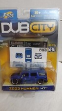 2004 Jada Dub City Blue 2003 Hummer H2 Collector  96 1/64 Scale