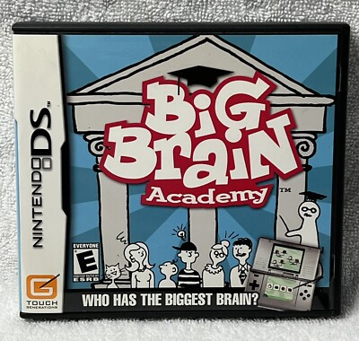Big Brain Academy/Nintendo DS Touch Generations Learning Teaching Trivia