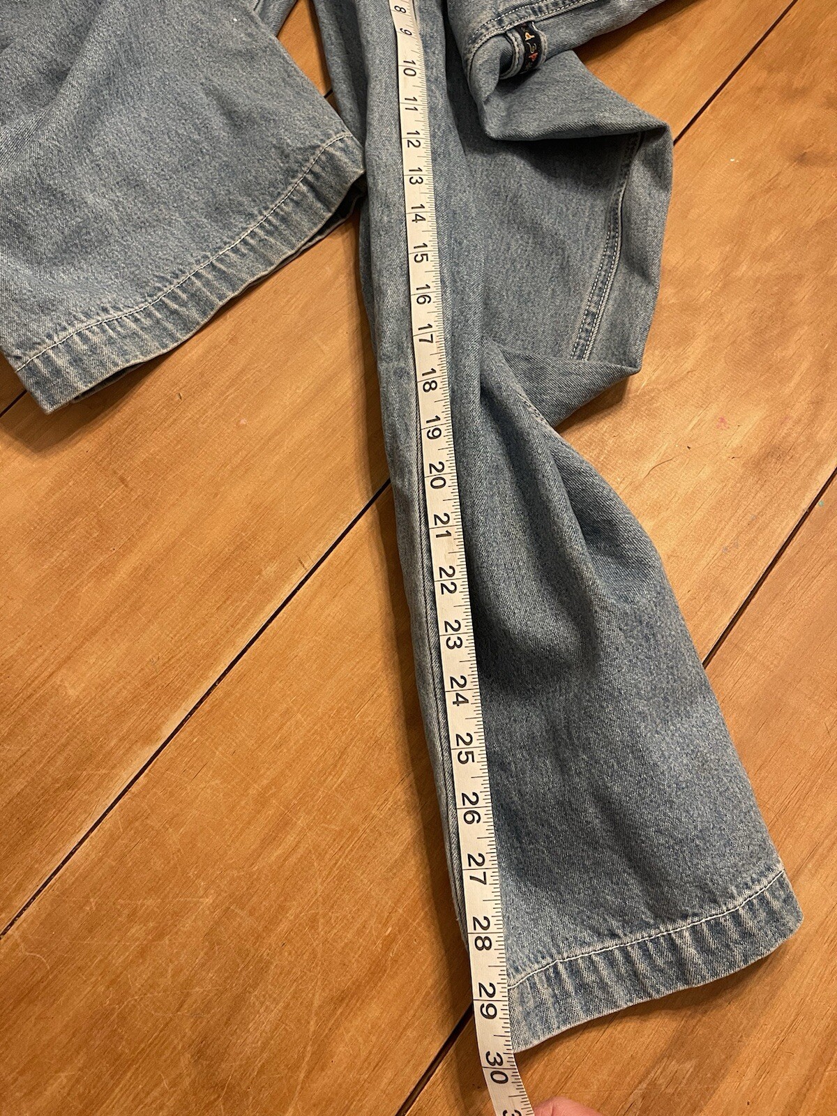 Vintage Disney Denim Overalls L Winnie The Pooh E… - image 9