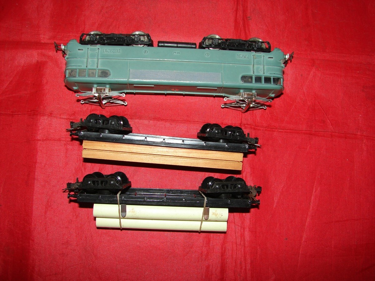 Coffret Vintage Paris-Nice 3000 Par Lima - Locomotive électrique BB 9210 Avec Wagons Et Rails SNCF
