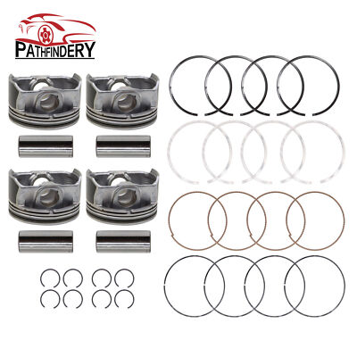 #ad For 11 19 Hyundai Sonata Kia Sorento Optima 2.4L Oversize 0.50MM Piston amp; Rings $47.19