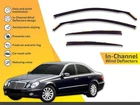 Wind Deflectors In Channel For Mercedes E W211 2002-2009 Sedan Visors Rain Guard