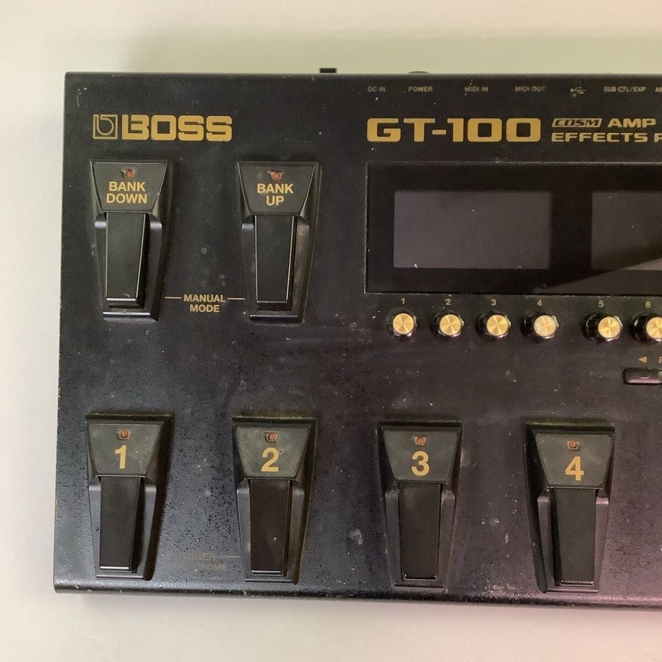Boss GT-100 COSM AMP Effects Processor Good GP 761294500088| eBay
