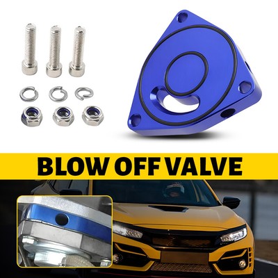 Turbo Blow Valve Off Plate Spacer BOV Adapter For 2015-2021 Honda Civic Vortex
