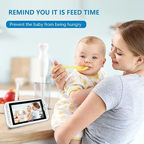 Monitor Video Bebé Wohome LY-129 con Cámara y Audio, Mando LY-129, Blanco Foto 4 de 4