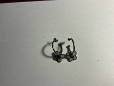 Women  s Costume Earings, Studs, Crystal Butterflies,