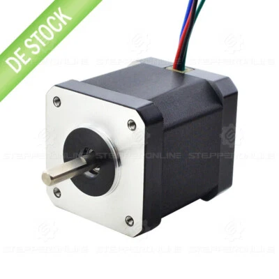 STEPPERONLINE Nema 17 Schrittmotor 0,9 Grad 44Ncm 1.68A 42x47mm CNC 3D Drucker - Bild 1 von 4