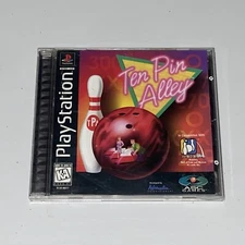 Ten Pin Alley (Sony PlayStation 1, 1996) Complete With Manual & Fully Tested
