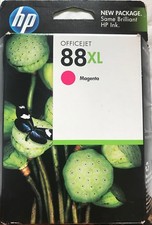 HP 88XL Magenta Ink Cartridge OfficeJet New Sealed Exp 1/2012 C9392AN Genuine