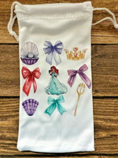 Soft Eye Sunglasses White Accessory Pouch Pull Top Princess Ariel Icons RTS
