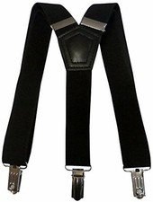 NICE CAPS Big And Little Kids Unisex Solid And Printed Adjustable Suspenders