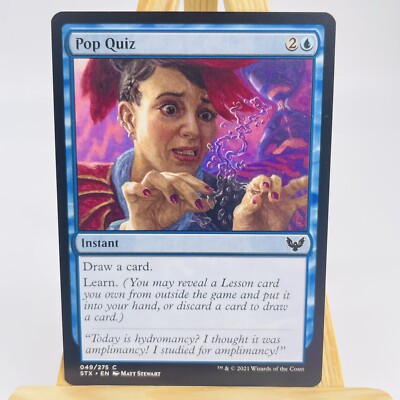 MTG Pop Quiz Strixhaven: School of Mages 049/275 Regular Common | eBay