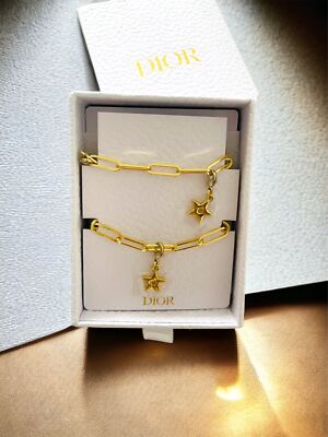 Brand New Dior Beauty Gift-With-Purchase Gold Tone Star & CD Logo