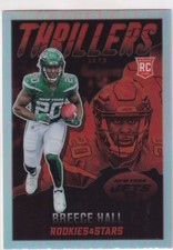 2022 ROOKIES STARS PRIZMS HOLO RC BREECE HALL NEW YORK JETS PRIZM ROOKIE GE-3369