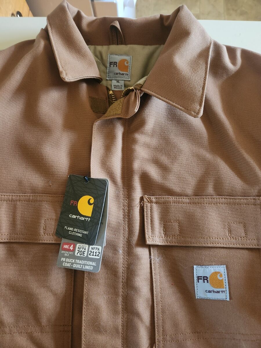 Carhartt Men's XLARGE Flame-Resistant Duck Chore Coat Quilt Carhartt Men's XLARGE Flame-Resistant Duck Chore Coat Quilt