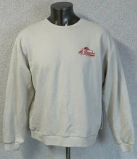 Melrose Place Sunset Crewneck Glacier Mi Rancho Pure Torilla Joy Size XL Sweater