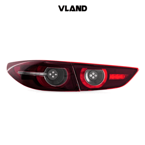 VLAND LED Tail Lights Assembly w/Sequential Turn For Mazda 3 Axela 2019-2021 Set - Bild 2 von 16