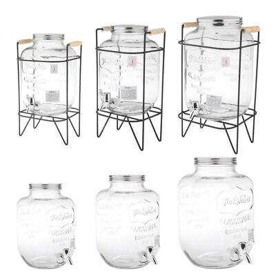 Glas Getränke Dispenser Küche Glaswaren Krug für Wasser, Saft Wein