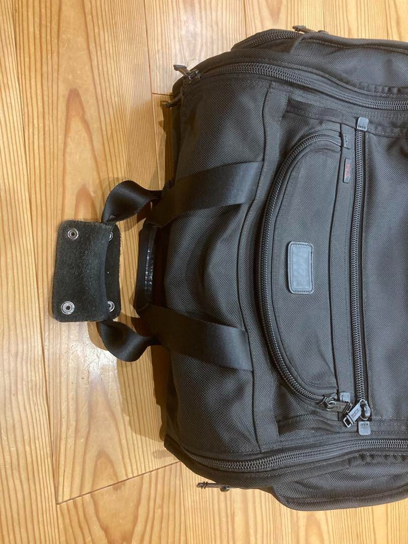 TUMI ALPHA 22051DH 黒 ナイロン ボストンバッグ キャリー付き