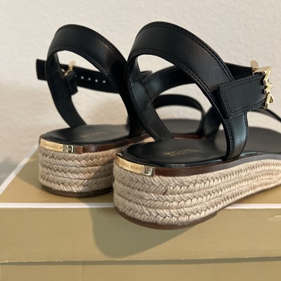 Michael Kors Richie Espadrille 小さかっ Black 6.5 M