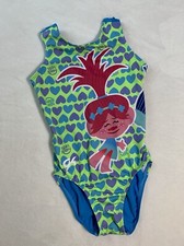 DISNEY Trolls GK ELITE Leotard Gymnastics DREAMWORKS Poppy 100 HAPPY Leo SZ: CL