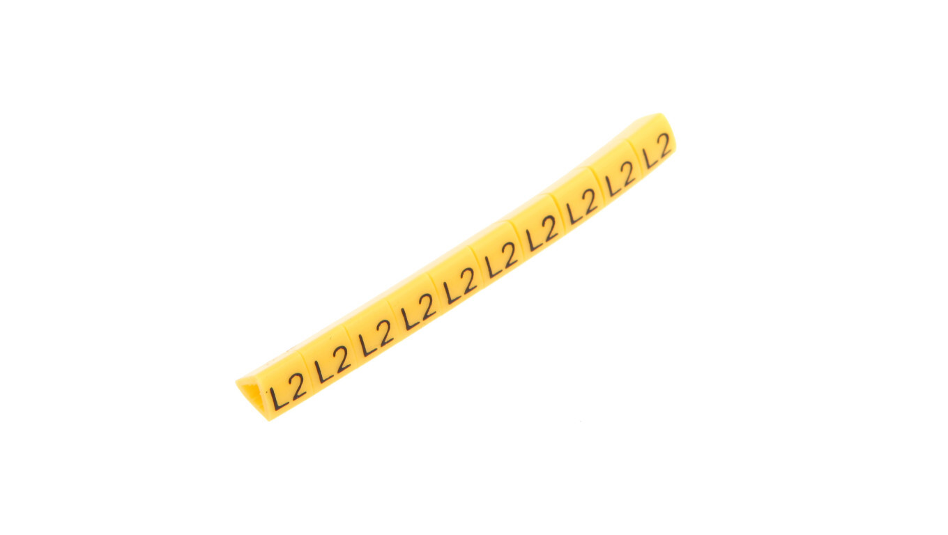 Wire marker OZ-1/L2 yellow E04ZP-01020206100 /100pcs/ /T2UK