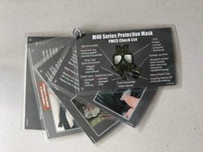 US Army M40 PMCS Check List - Card Set Instruction NSN 7690014919282