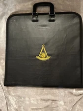 Past Master w/out Square Masonic Apron Case Made for Aprons Jewels Collars NEW!