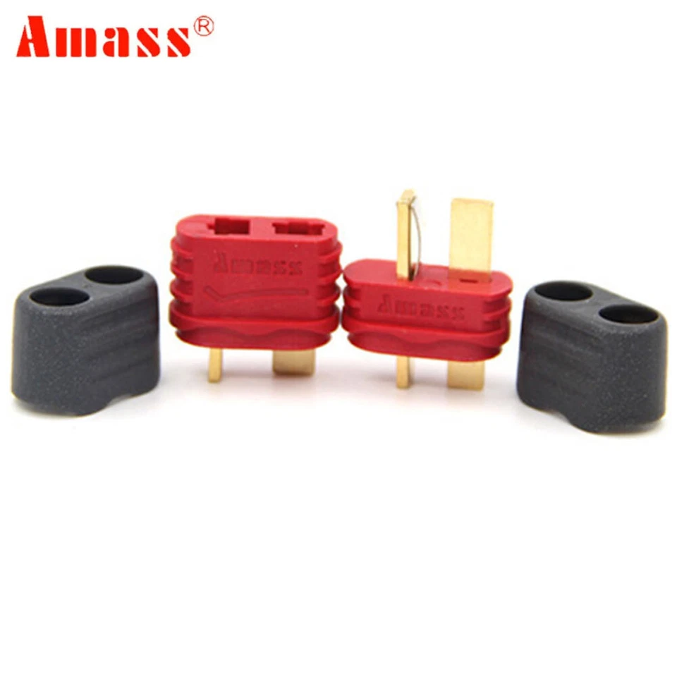 Conectores Amass T Plug macho hembra estilo Deans para RC LiPo batería coche avión Foto 4 de 4