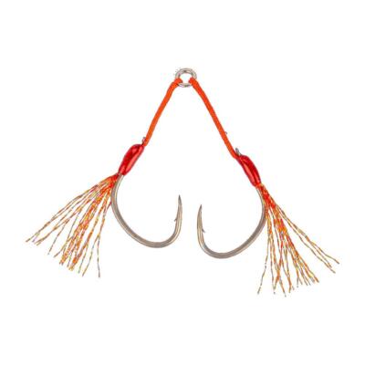 Mustad Ruthless Slow Flash Double Assist-Hook Beifängerhaken Größe 2 - 5/0