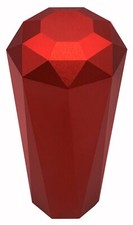 roter D2 Schaltknauf hoch für Peugeot 107 108 2005-2021