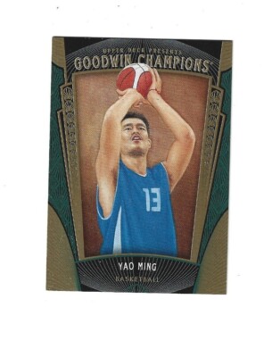 ヤオ・ミン カベルネ・ソーヴィニヨン　YAO MING 2015 2015 Upper Deck Goodwin Champions #9 Yao Ming HOUSTON ROCKETS | eBay