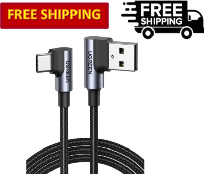 UGREEN USB C to USB C 90 Degree Fast Charge QC 3.0/2.0  for Apple/Samsung/Huawei