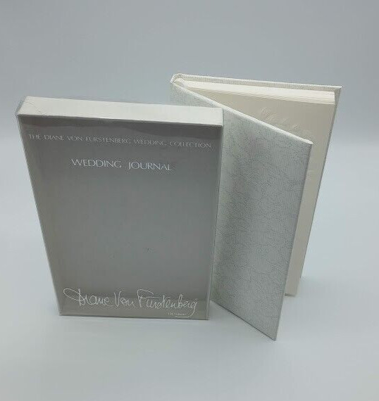 Vintage 1986 Diane Von Furstenberg Wedding Collection Journal Blank Pages in Box