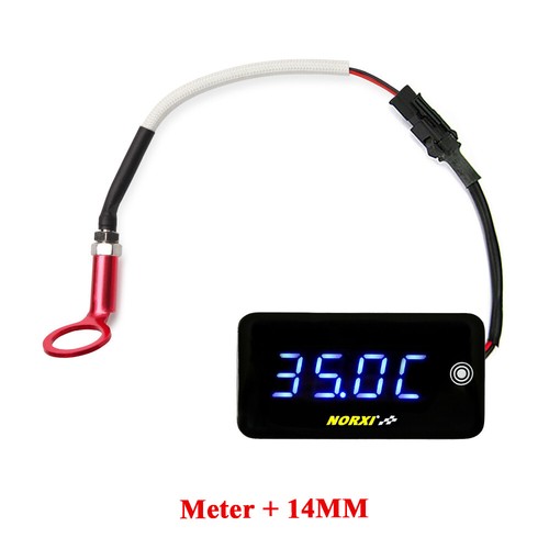 koso Motometer 3 in 1 Motortemperatur Volt Zeit LED Anzeige Norxi Automatik - Bild 4 von 18