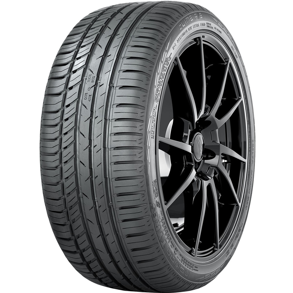 1 New Nokian Zline A/s - 215/45r17 Tires 2154517 215 45 17