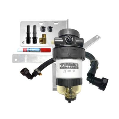 Fuel Manager Pre-Filter DUAL Bracket Kit for Nissan Navara apr2015-on NP300 2.3L