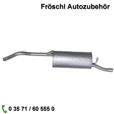 Endschalldämpfer Auspuff hinten für Skoda Felicia Fun 1.3 a*