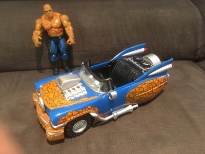 Figurine La Chose Et Son Véhicule - Les 4 Fantastiques Marvel 2005 - Neuve
