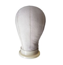 22" Head Mannequin Cork Core Canvas Cover Block Head Wig Display Styling Head