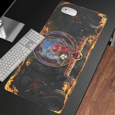 'Shroom Kombat ( Mortal Kombat + Mario ) mashup Desk Mat Gaming Mousepad