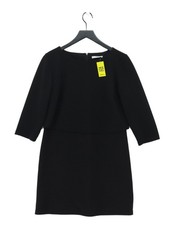 Mango A-Line Midi Dress L in Black
