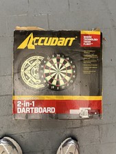 Accudart Competition 2-in-1 Dartboard Game Set 18" Diameter - New / Sealed